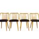 Dining chair set by Antonín Šuman, Czechoslovakia, 1970