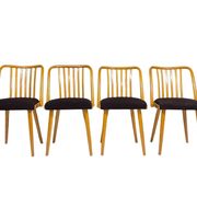 Dining chair set by Antonín Šuman, Czechoslovakia, 1970
