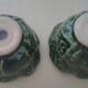 Salt and pepper shaker cabbage in Silea earthenware