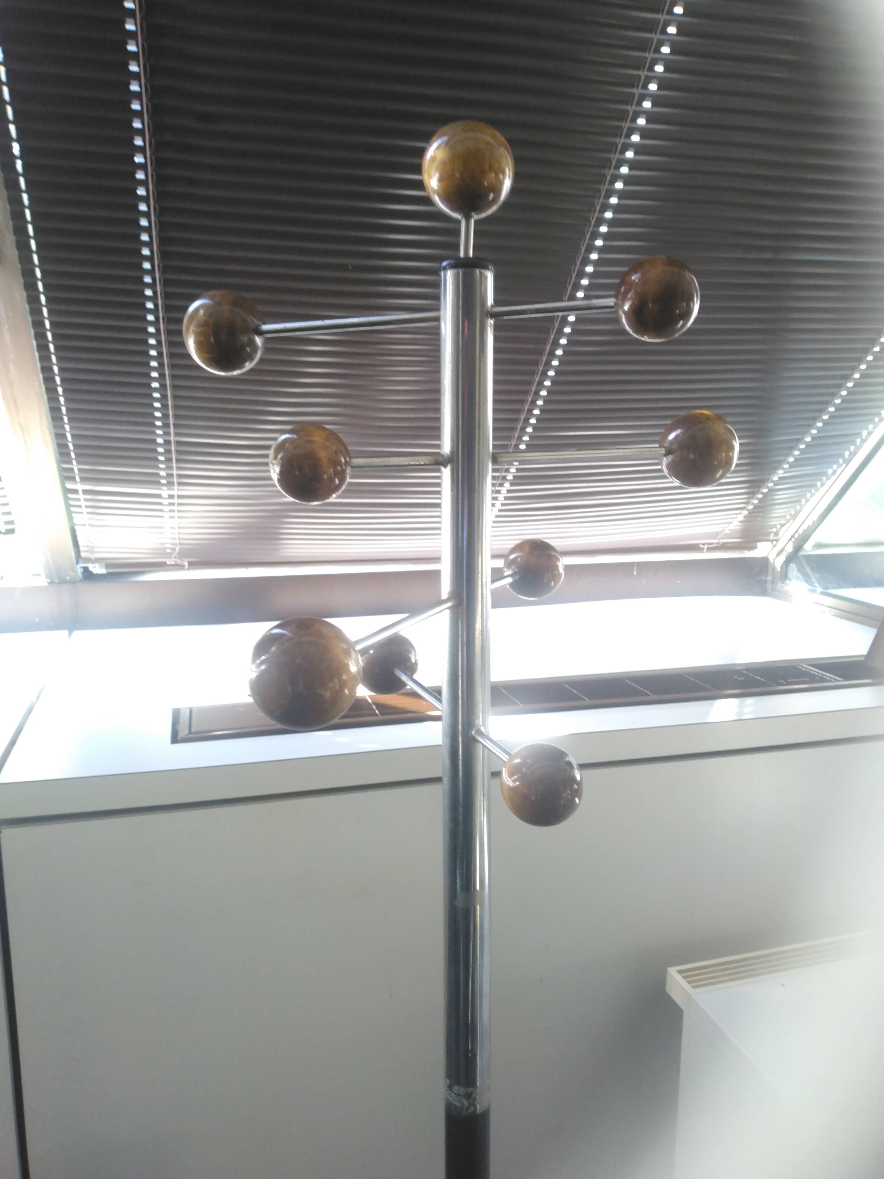 Vintage Sputnik style coat rack