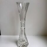 Vase / soliflore en cristal années 50