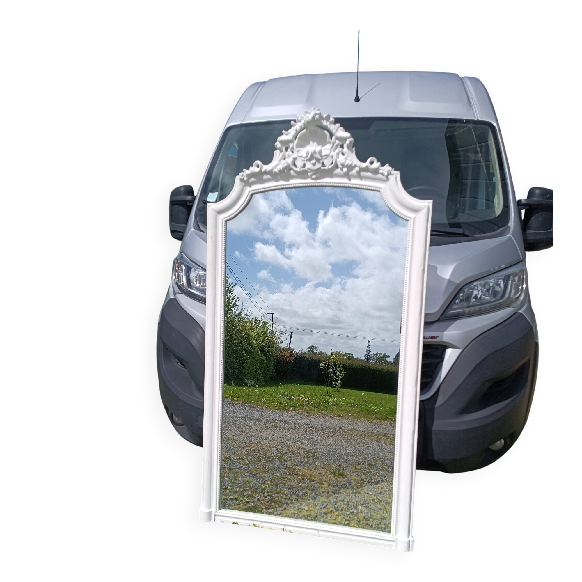 Antique mirror 174/94 cm