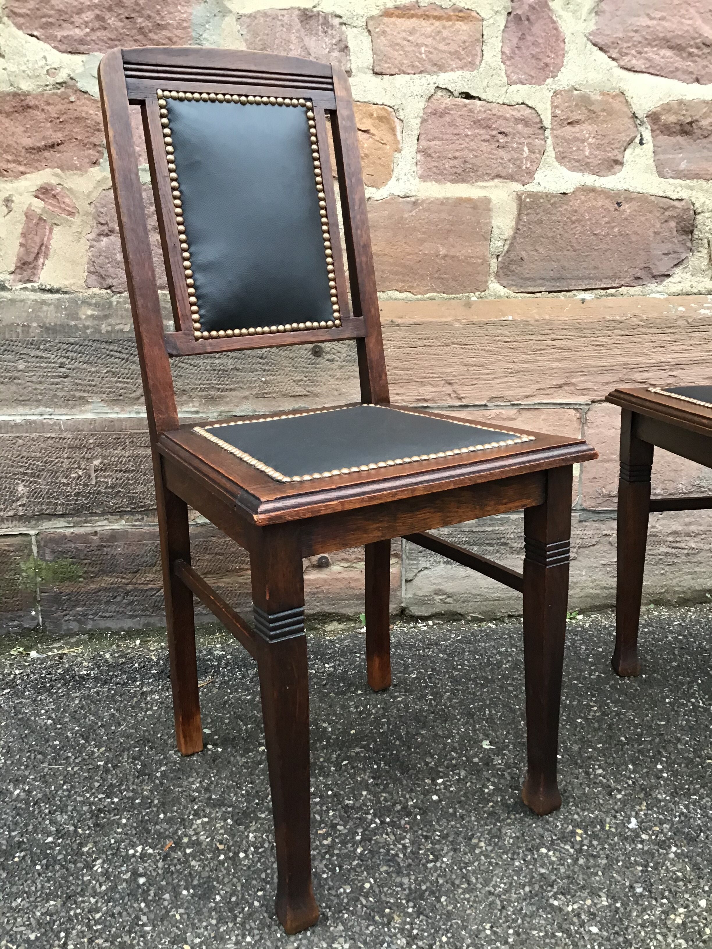 Paire de chaises art deco 1930