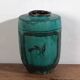 Grand vase ancien vert turquoise (vers 1820) #30