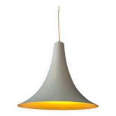 Petite suspension vintage beige en forme de chapeau de sorcière