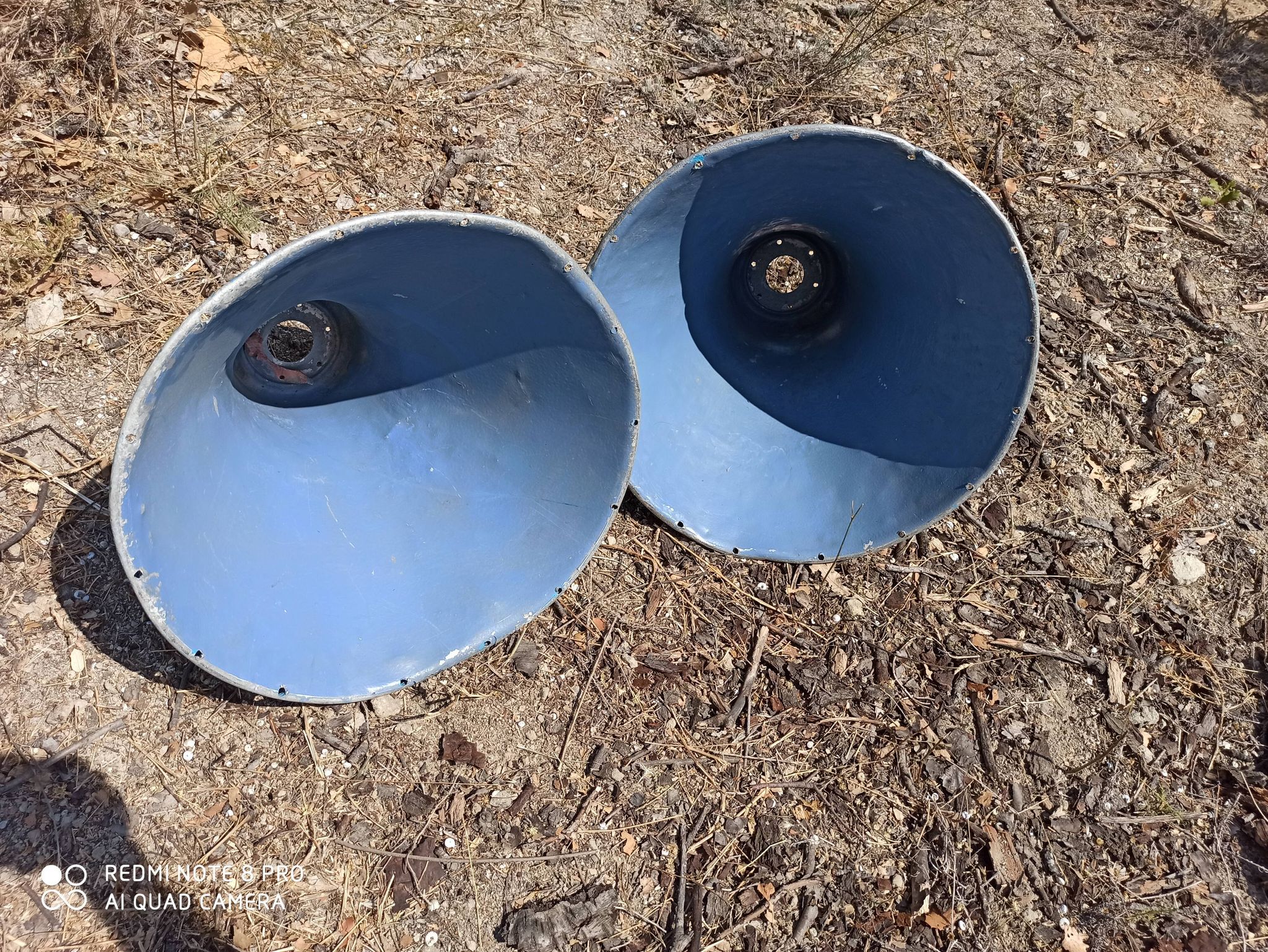 1950s metal light lampshades
