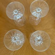Ensemble de 4 verres en cristal de Reims 1950