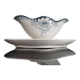 Gravy boat from St Amand and Hamage, iron earth model Suzanne green flowers