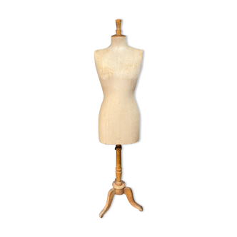 Antique Stockman sewing mannequin size 42 with its wooden support