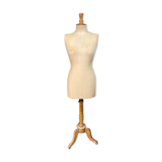 Mannequin de couture Stockman antique taille 42 avec son support