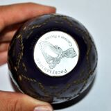 FABERGE Egg paperweight engraved purple gold signed by Fabergé numbered