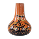 Lacquered vase with Japanese floral motifs, circa 1970