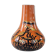 Lacquered vase with Japanese floral motifs, circa 1970