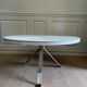 White ceramic mosaic table, Germany, 1970s, in the style of Heinz Lilienthal / Berthold Müller