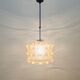 Mid-Century Amber Bubble Glass Ceiling Light by Helena Tynell for Limburg, Germany, 1960s