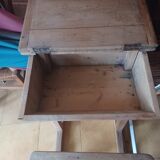 School table and inkwell