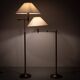Pair of classic swing arm floor lamps from the 1980s, Germany