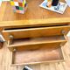 Vintage compass foot chest of drawers
