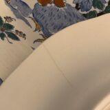 11 flat plates Rooster with Peonies, Gien earthenware