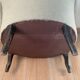 Padded toad armchair
