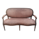 Louis XVI style sofa in natural wood