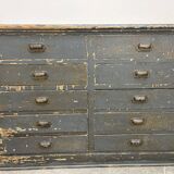 1930s workshop furniture with shell handles.