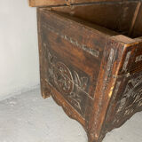 Brutalist chest nineteenth in oak