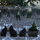 Set of 6 white wine glasses in arques crystal. pompadour model.