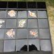 Vintage ceramic coffee table by Guy Trévoux with wrought iron base.