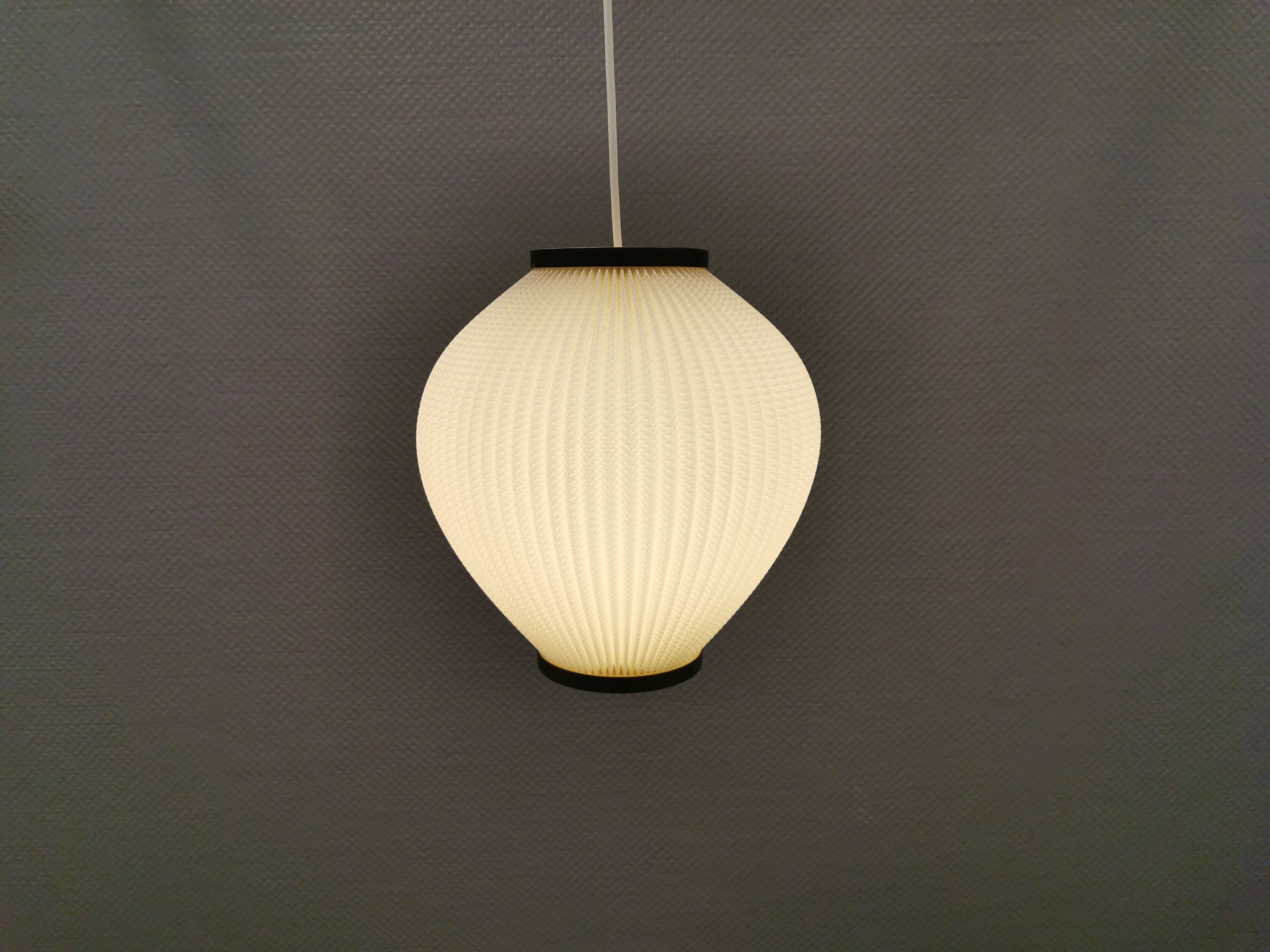 Danish pleated lamp model Pearl Shade, produced by Hoyrup Light and designed by Lars Ejler Schiøler
