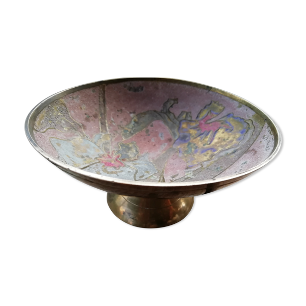 Coupelle en laiton cloisonné