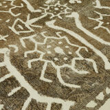 1970s 283 cm x 388 cm beige wool carpet