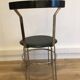 Glass round table and chairs 70/80