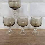 Set of 4 Luminarc liqueur glasses, Domaine model