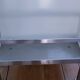 bedside table stainless steel lacquered metal 80s design