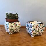 Longwy pot covers duo