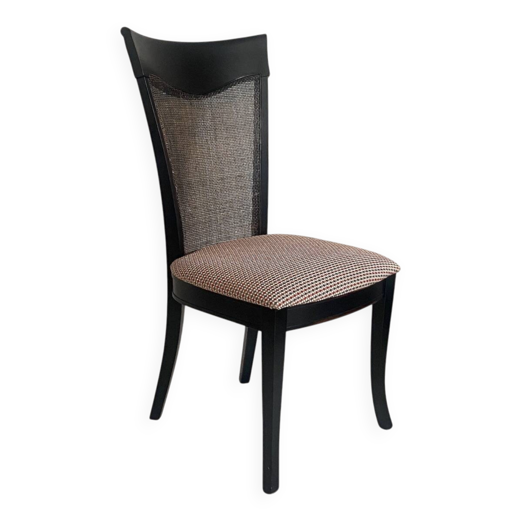 Chaise bois et cannage