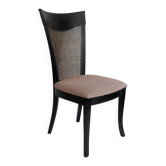 Wooden and cane chair