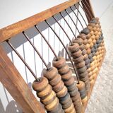 Old wooden abacus