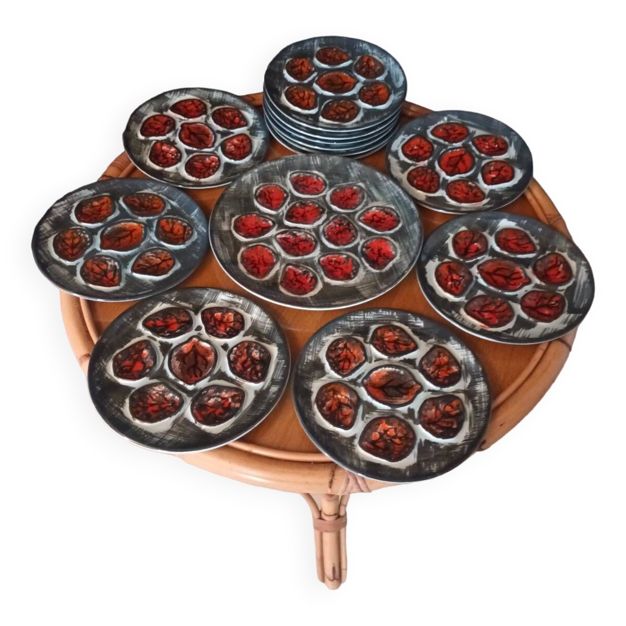 Vintage oyster service