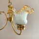 Lustre vintage doré 3 branches