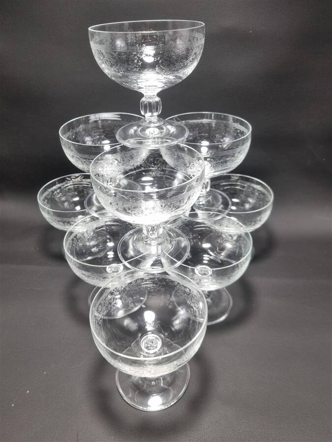 Set de 10 coupes à champagne