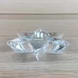 Bougeoir etoile en verre cristallerie lorraine