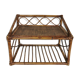 Rattan shelf