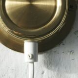 Vintage Swedish Brass Wall Lamp by Ewå Belysning, 1960s