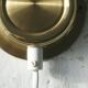 Vintage Swedish Brass Wall Lamp by Ewå Belysning, 1960s