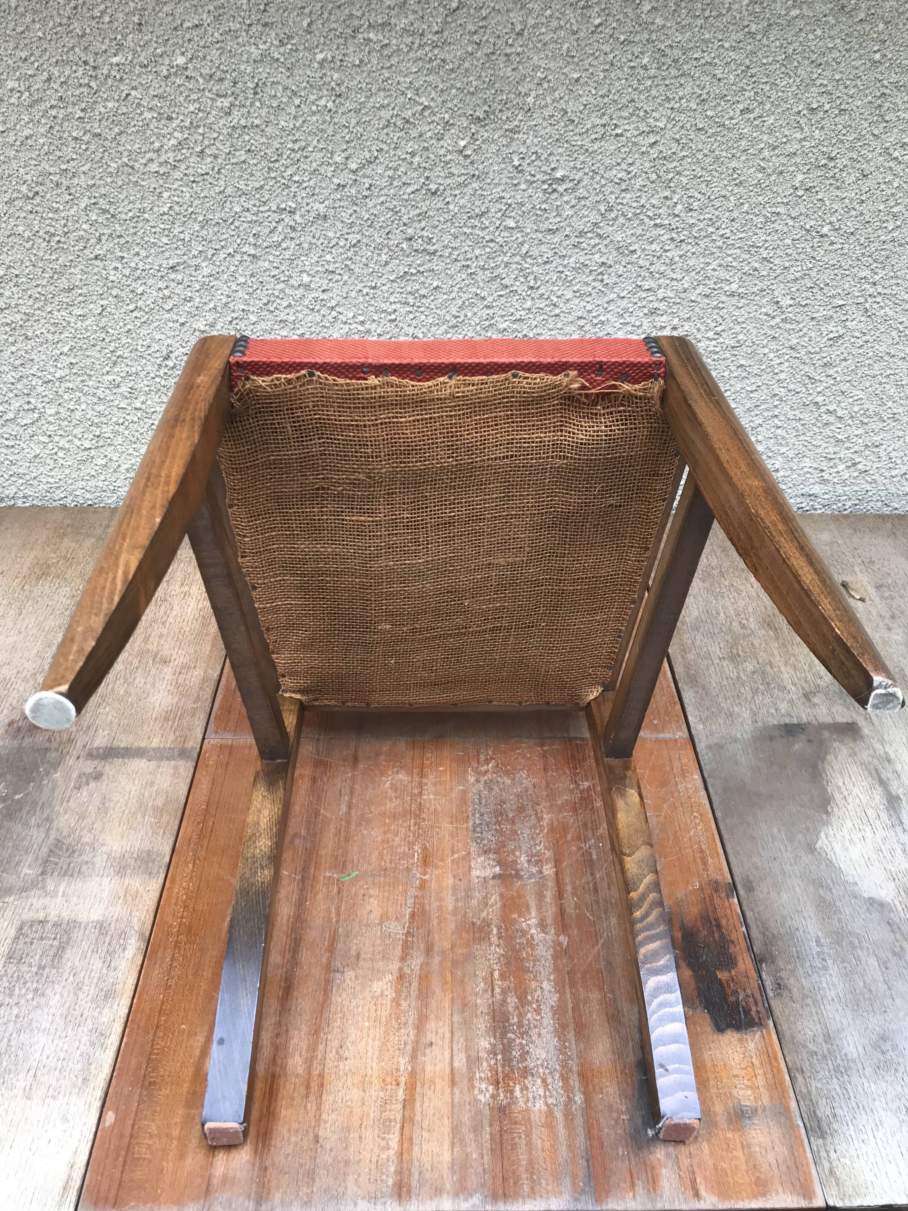 Pair of old chairs art deco