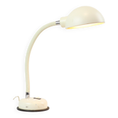 Lampe industrielle souple métallique blanche 43cm