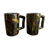 Set of 2 Jerry Rossé mugs
