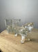 Vintage horse and cart glass trinket dish